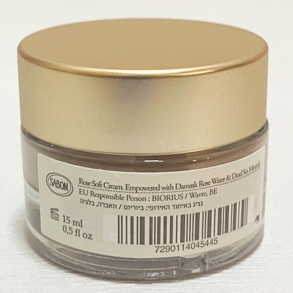 SABON Rose Soft Cream 15mL Travel Size NEW - Picture 2 of 4